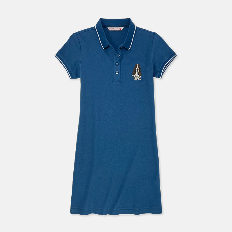 Ladies Polo Dress with Big Dog Pique | Cotton | HLD278467