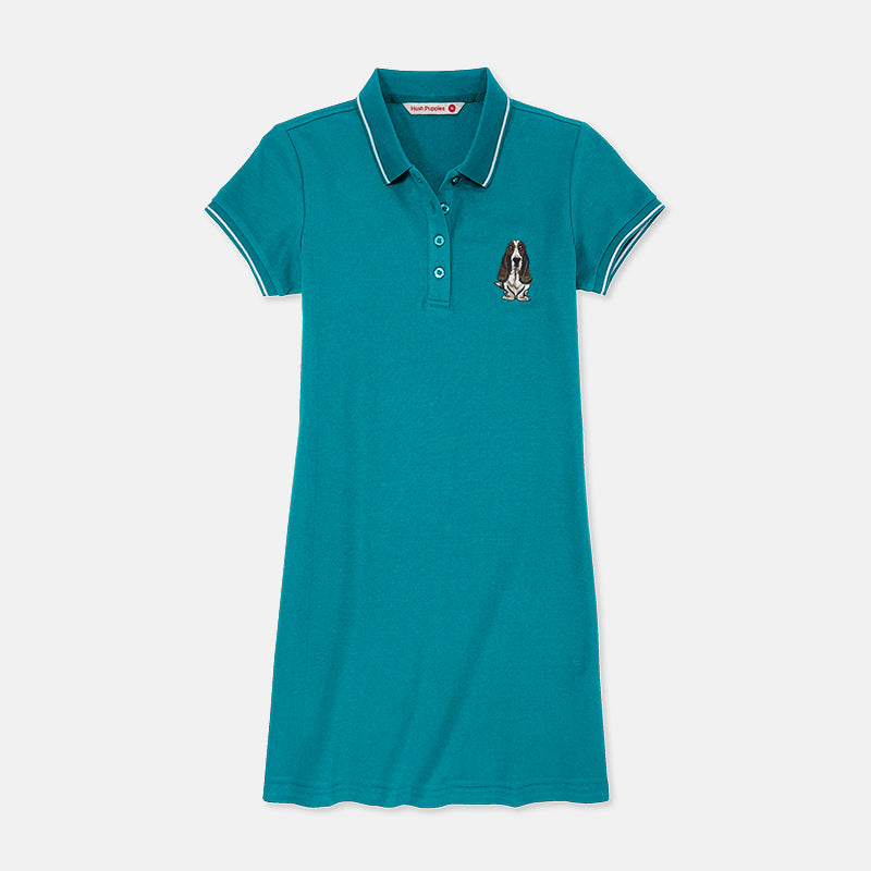 Ladies Polo Dress with Big Dog Pique | Cotton | HLD278467