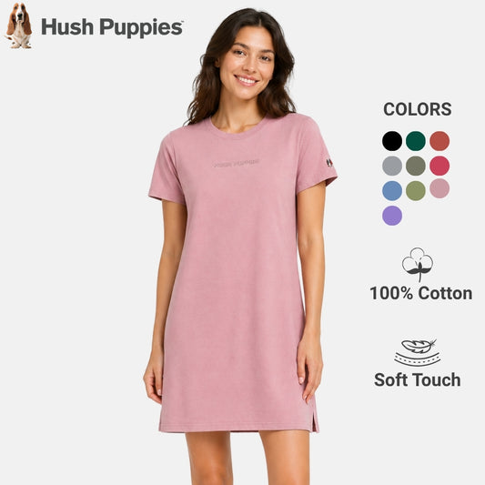 Hush Puppies Ladies Short Sleeve Jersey Dress | HLD619855
