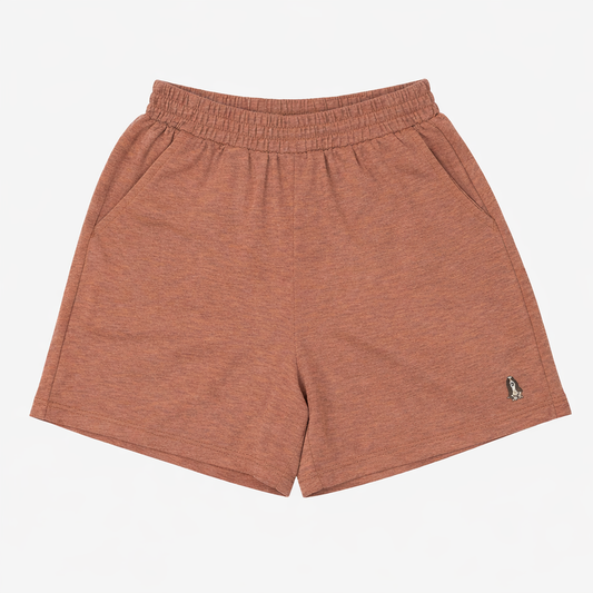 Ladies' Easy Shorts Melange | 100% Cotton | HLM509844