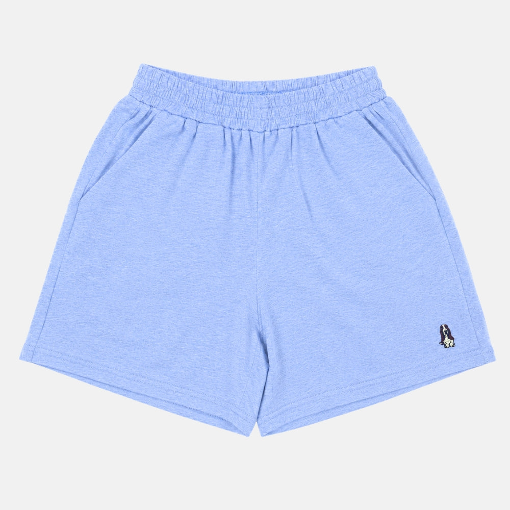 Ladies' Easy Shorts Melange | 100% Cotton | HLM509844