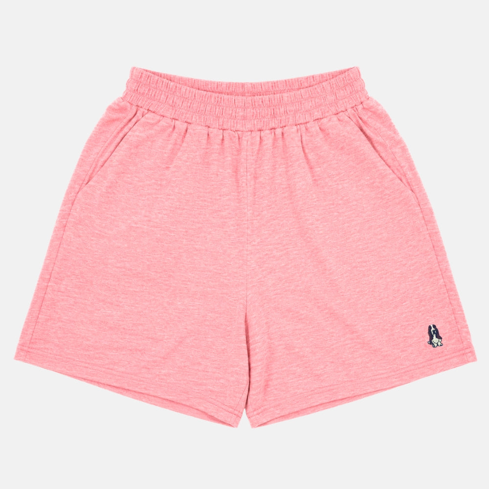 Ladies' Easy Shorts Melange | 100% Cotton | HLM509844