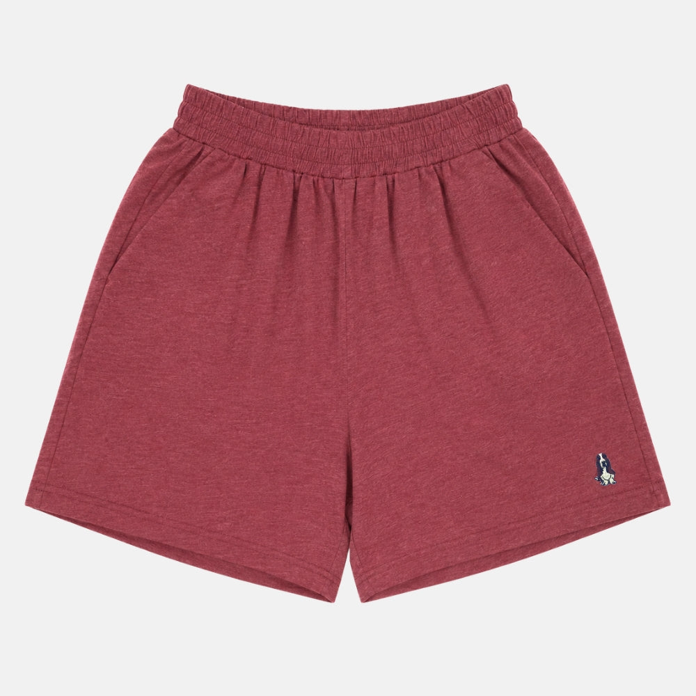 Ladies' Easy Shorts Melange | 100% Cotton | HLM509844