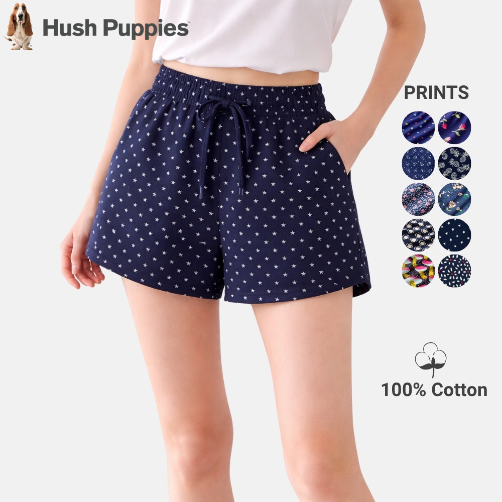 Ladies' Full Print Shorts | Cotton | HLM559690