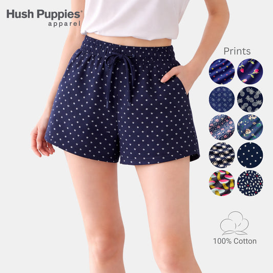 Ladies' Full Print Shorts | Cotton | HLM559690