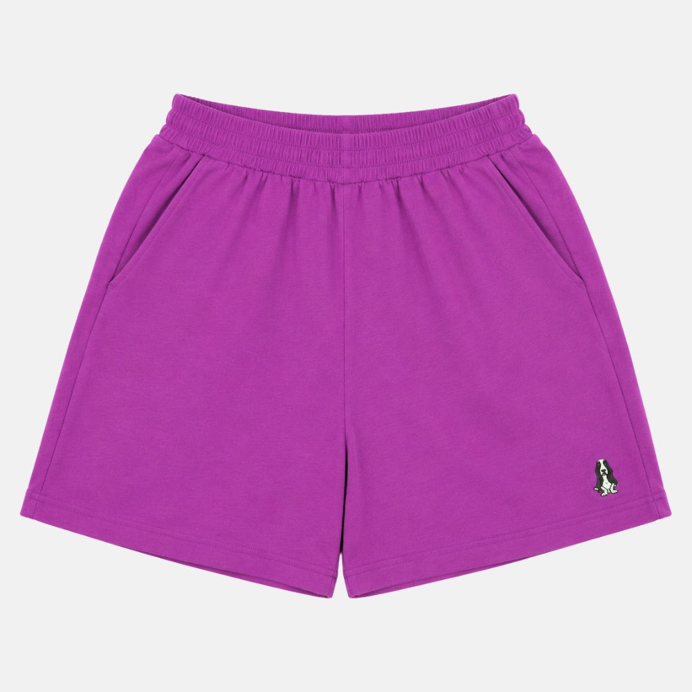 Ladies' Easy Shorts Solid | 100% Cotton | HLM609867