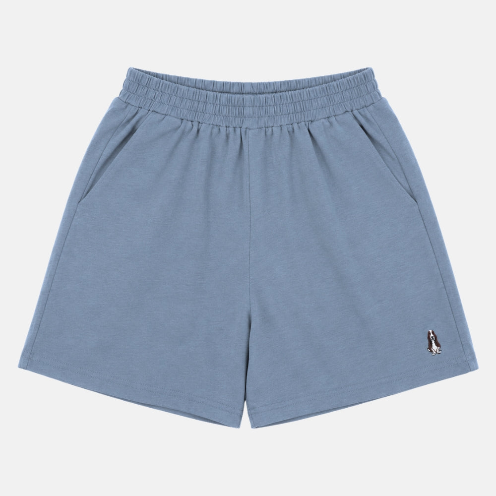 Ladies' Easy Shorts Solid | 100% Cotton | HLM609867