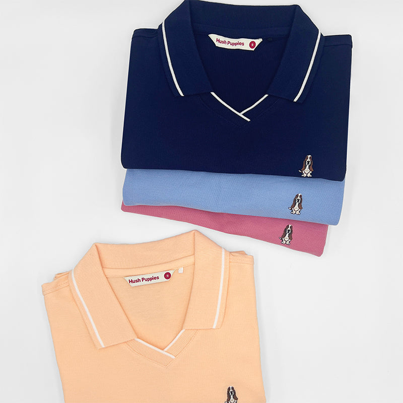 Ladies' V-Neck Polo With Embroidery | Honeycomb | HLP479414