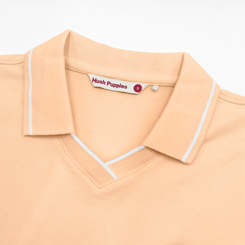 Ladies' V-Neck Polo With Embroidery | Honeycomb | HLP479414