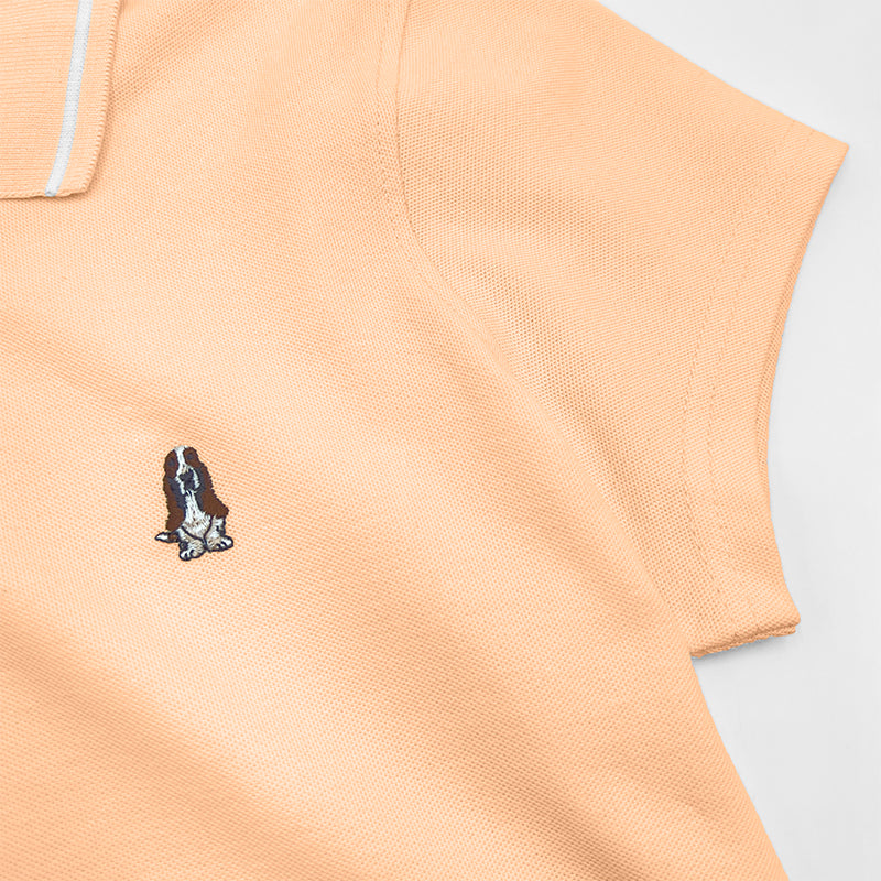 Ladies' V-Neck Polo With Embroidery | Honeycomb | HLP479414