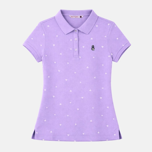 Ladies' Full Print Polo Hearts | 100% Pique Cotton | HLP559724