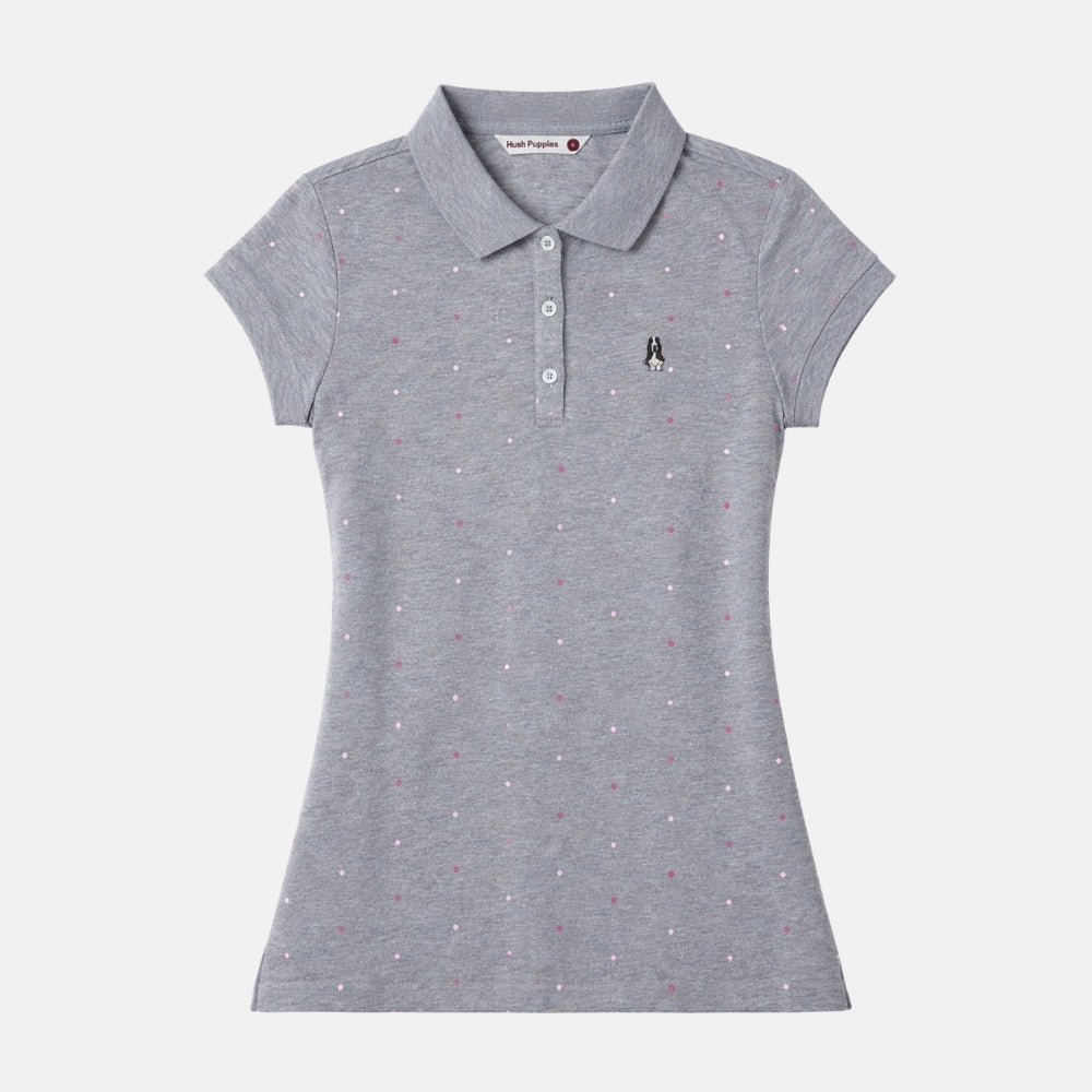Ladies' Full Print Polo Dots | 100% Pique Cotton | HLP559725