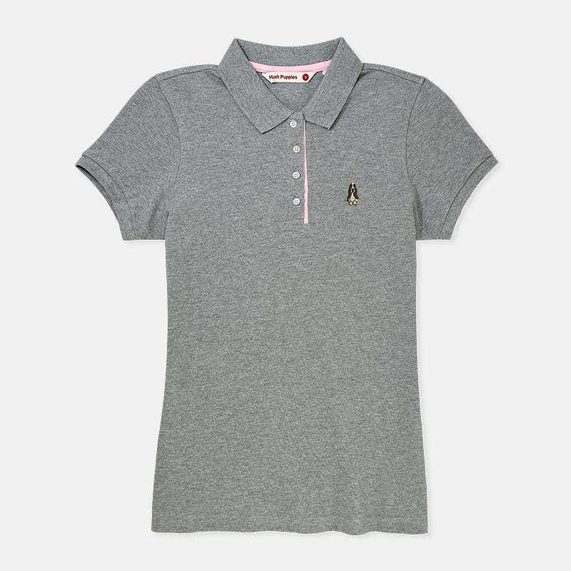 Ladies' Knit Basic Polo With Detail | Cotton | HLP607840
