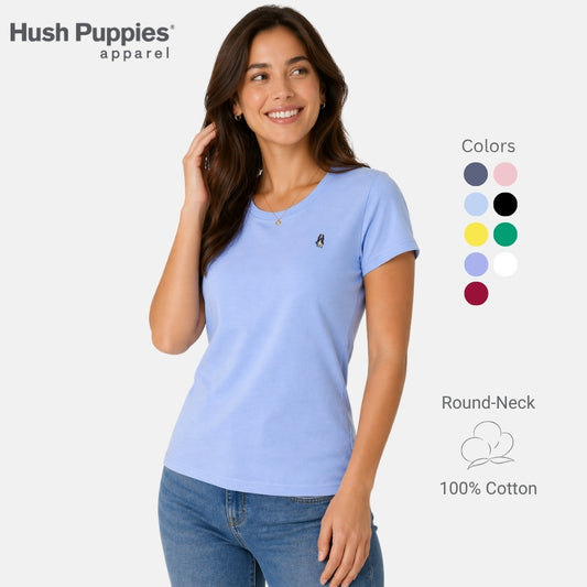 Ladies' Modern Fit Round-Neck Tee | 100% Cotton | HLT409439