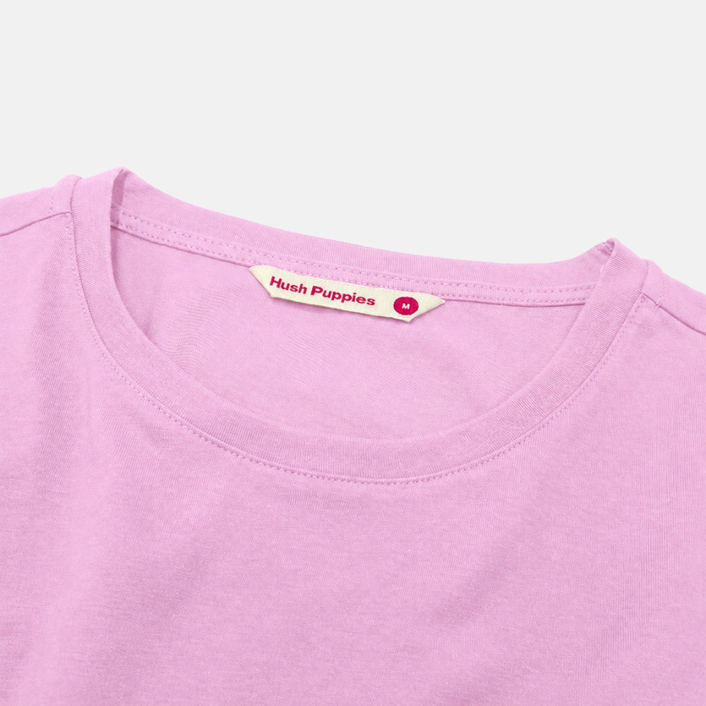 Ladies' Round Neck Basic Tee With Embroidery | A Line | HLT409441