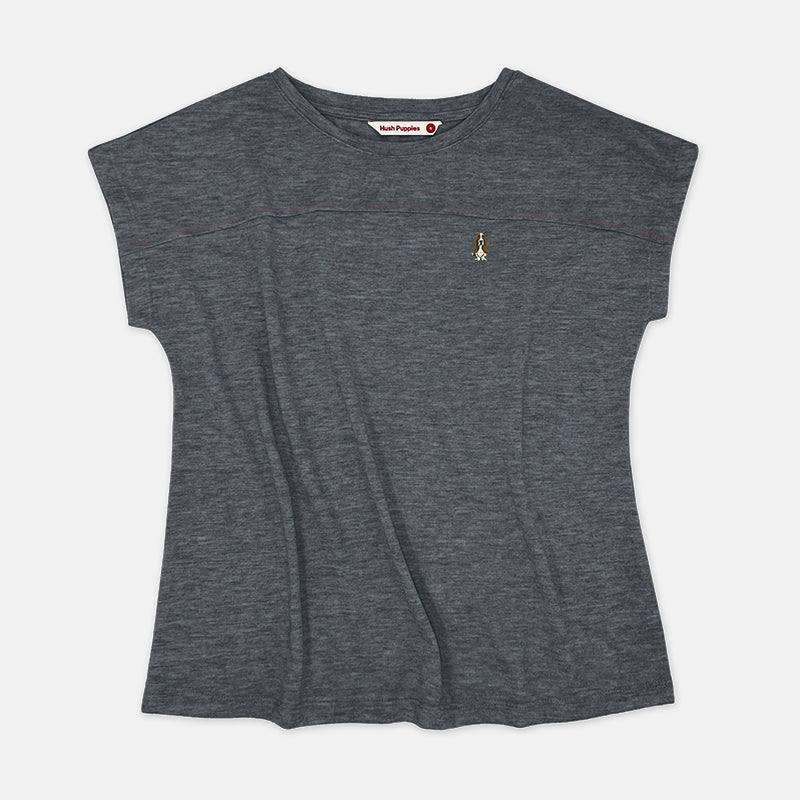 Ladies' Tee with Embroidery | Cut & Sew | HLT409442