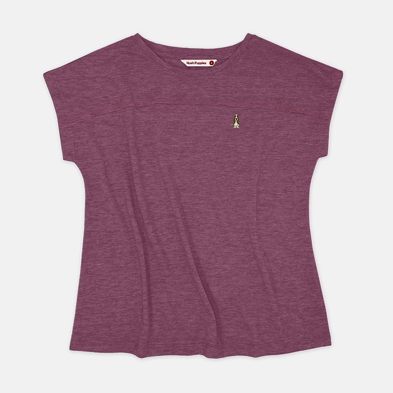 Ladies' Tee with Embroidery | Cut & Sew | HLT409442