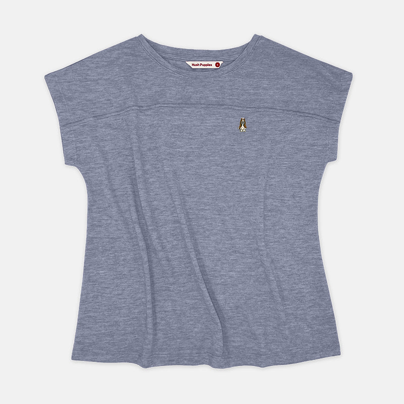 Ladies' Tee with Embroidery | Cut & Sew | HLT409442