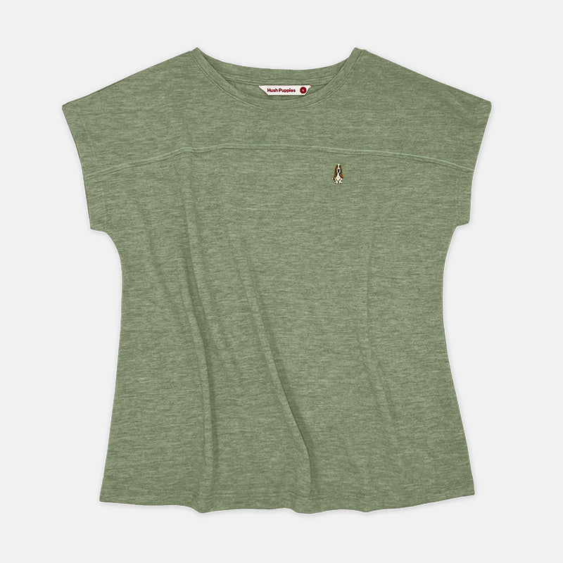 Ladies' Tee with Embroidery | Cut & Sew | HLT409442