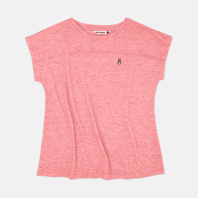 Ladies' Tee with Embroidery | Cut & Sew | HLT409442