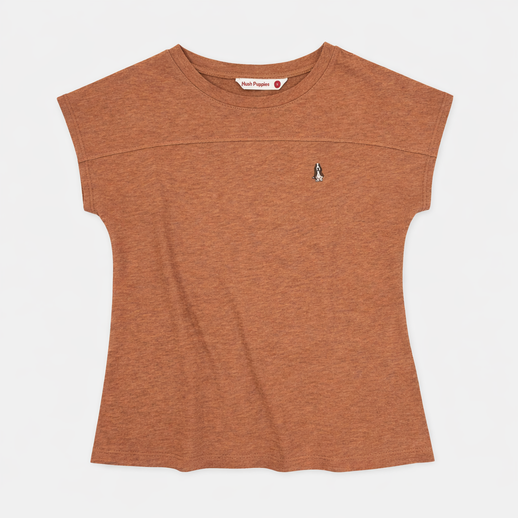 Ladies' Tee with Embroidery | Cut & Sew | HLT409442