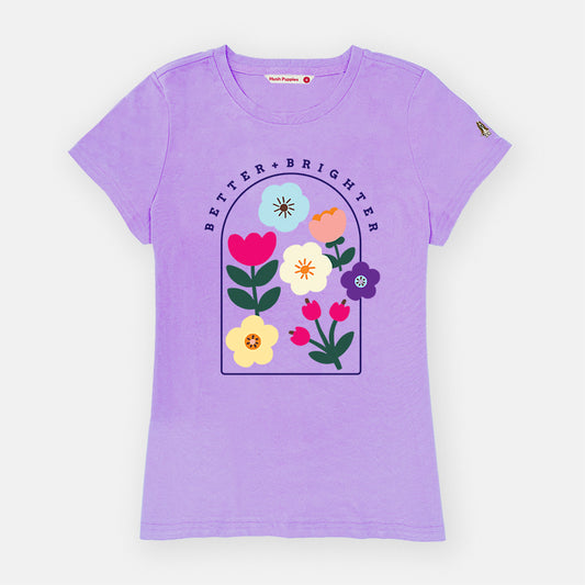 Ladies' Round Neck Graphic Tee | 100% Cotton | HLT579820