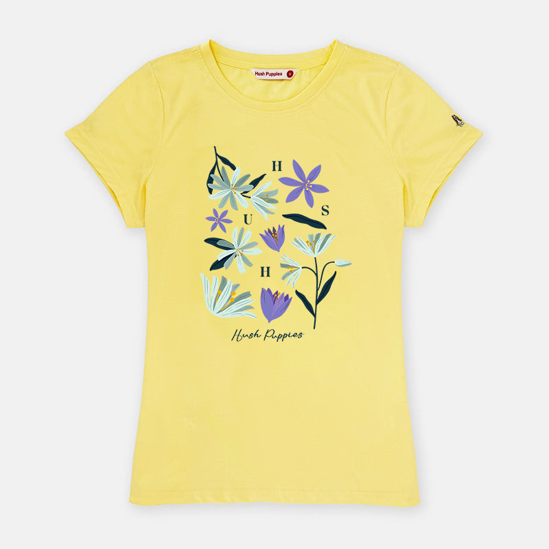 WOMEN PRINTED TEE – HUSH PUPPIES APPAREL (Official Singapore Store)