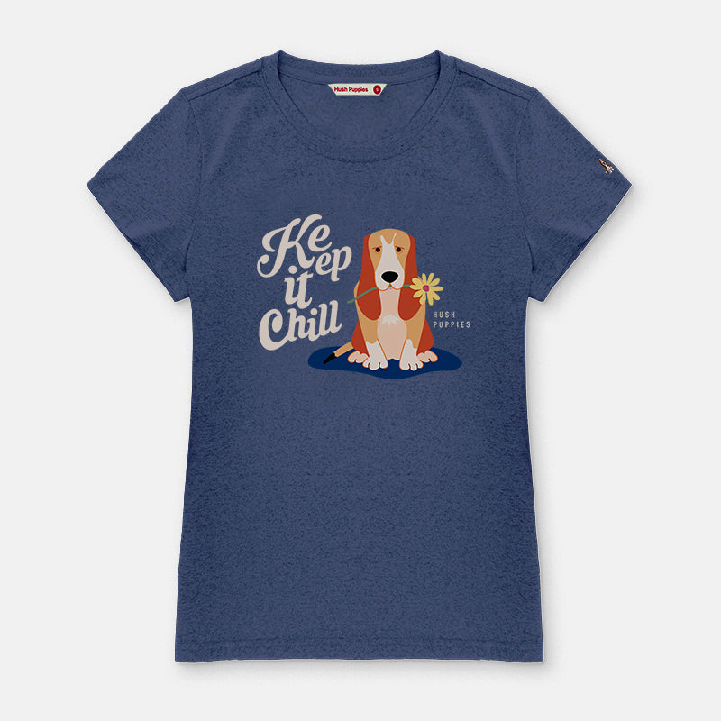 Ladies' Round Neck Couple Graphic Tee | 100% Cotton | HLT579823