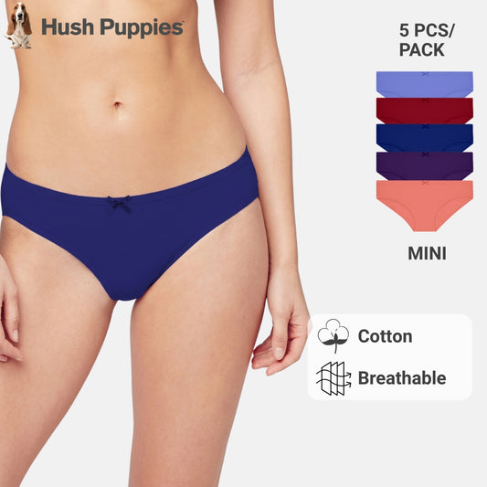 Cotton Spandex Mini 5pcs Ladies Panties HLU008879