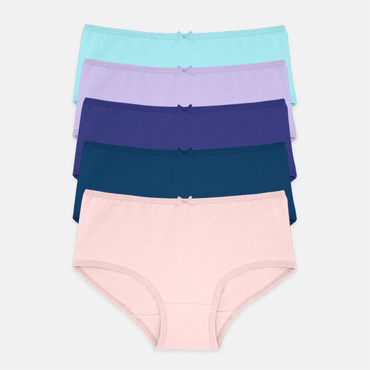 5pcs Ladies' Panties | Cotton Spandex | Midi | HLU479354