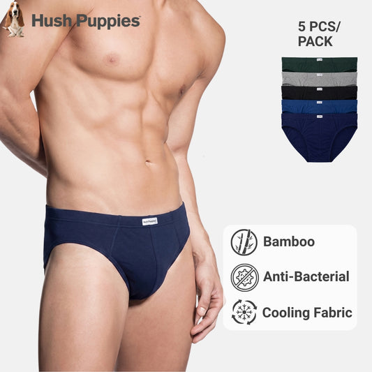 5pcs Men's Big & Tall Briefs | Bamboo Spandex | Mini | HMB409564