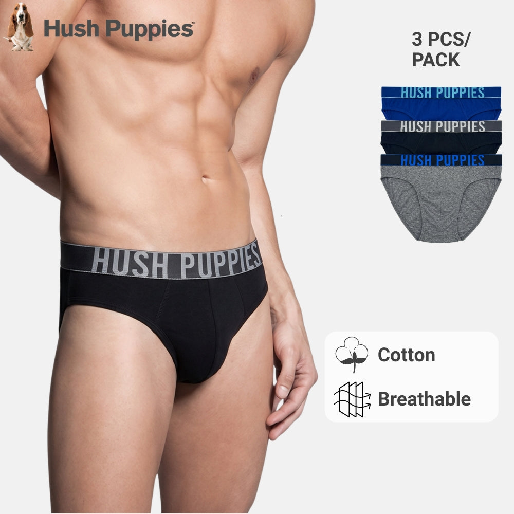 3pcs Men's Briefs | Cotton Elastane | Mini | HMB579730
