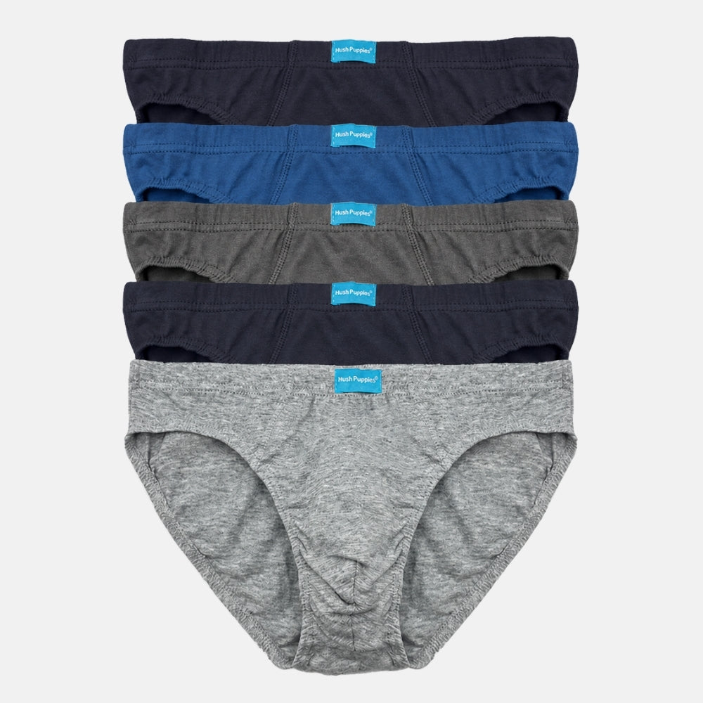 5pcs Men's Briefs | Cotton Jersey | Low Rise Mini | HMB679424
