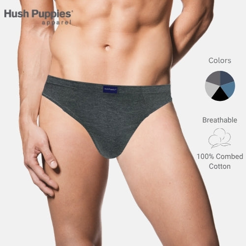 5pcs Men's Briefs | Cotton Jersey | Hipster | HMB679425
