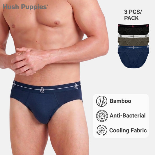 3pcs Men's Briefs | Bamboo Elastane | Classic HMB705535