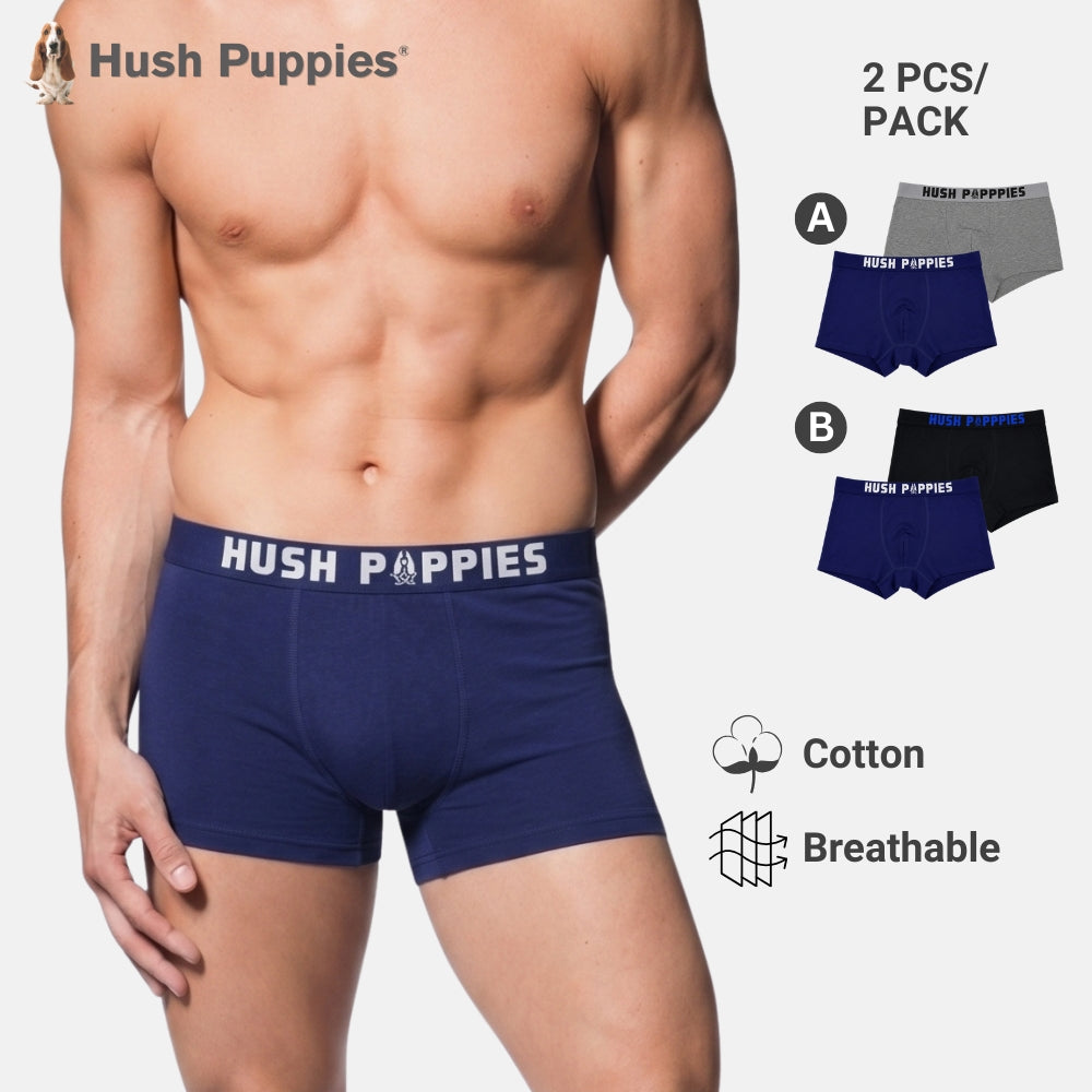 Men's 2pcs Trunks | Cotton Elastane| HMK639862