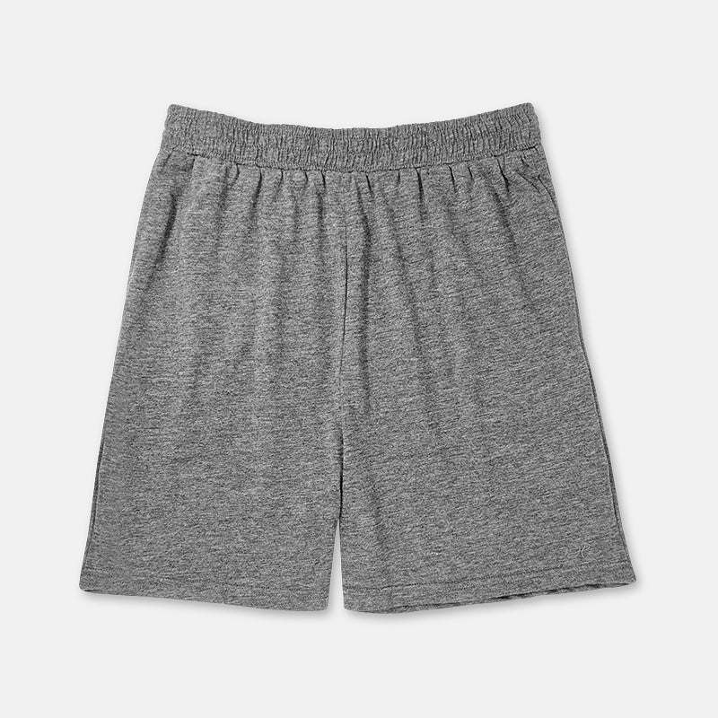Men's Knit Shorts with Embroidery | Cotton Mix | HMM208040