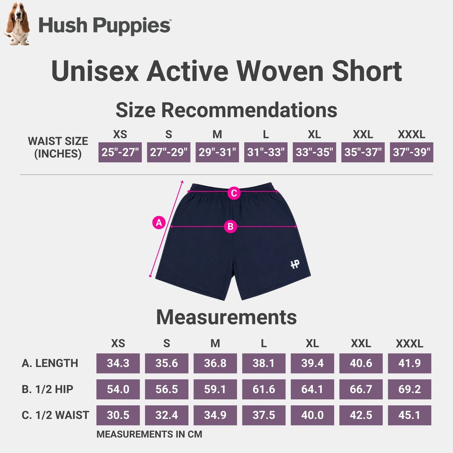 Unisex Active Woven Shorts | Quick Dry | HMM639886