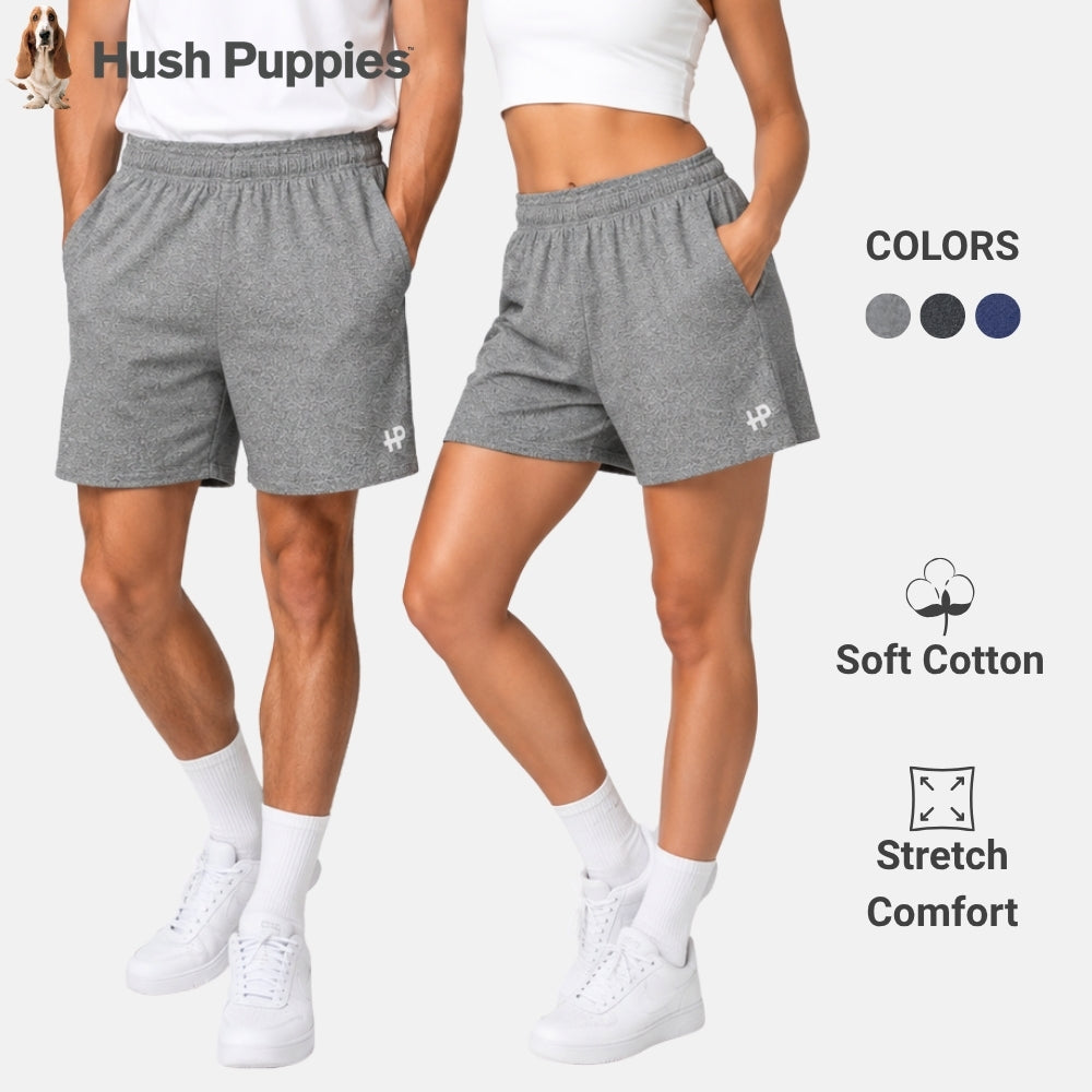 Unisex Active Shorts Melange | Cotton Mixed | HMM639897