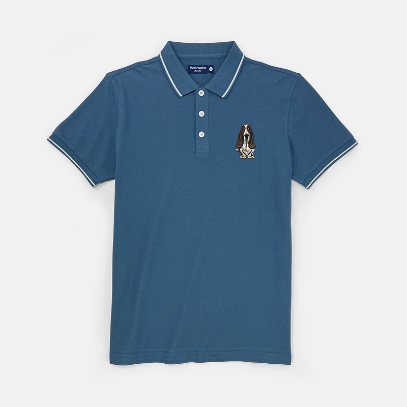 Men's Superfine Polo With Big Dog | Pique Cotton | HMP278461