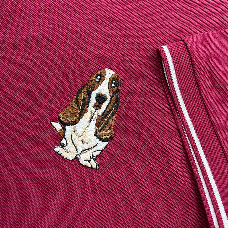 Men's Superfine Polo With Big Dog | Pique Cotton | HMP278461