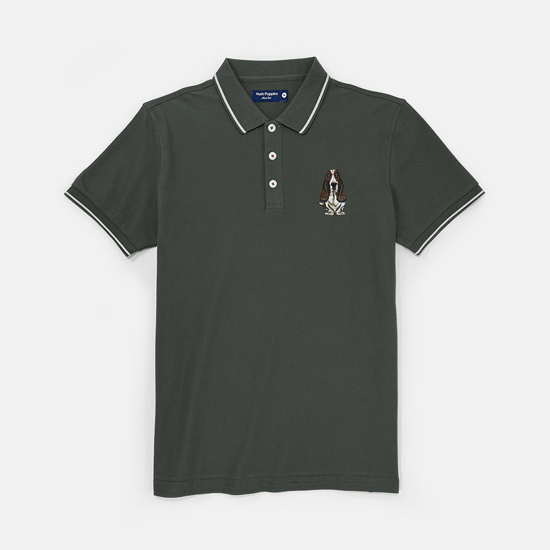 Men's Superfine Polo With Big Dog | Pique Cotton | HMP278461