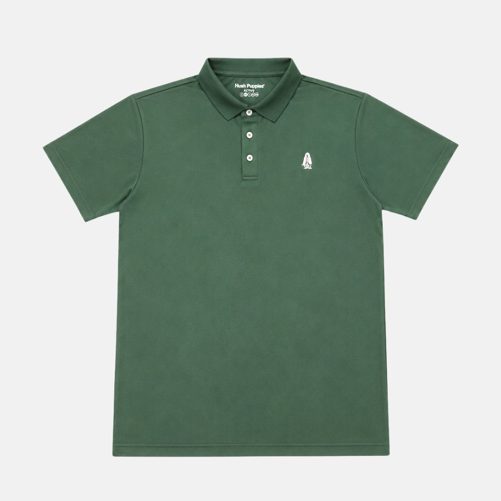 Men Active Polo With Dog Logo | HMP639878