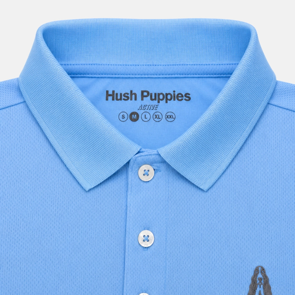 Men Active Polo With Dog Logo | HMP639878