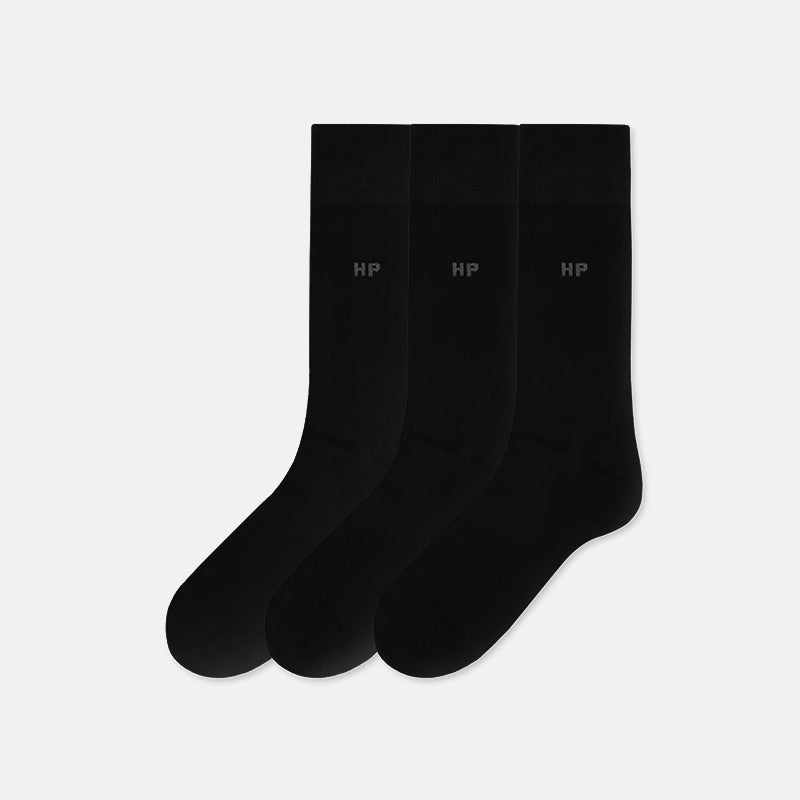 3prs Men Full Length Socks | Bamboo Elastane | HMS907761