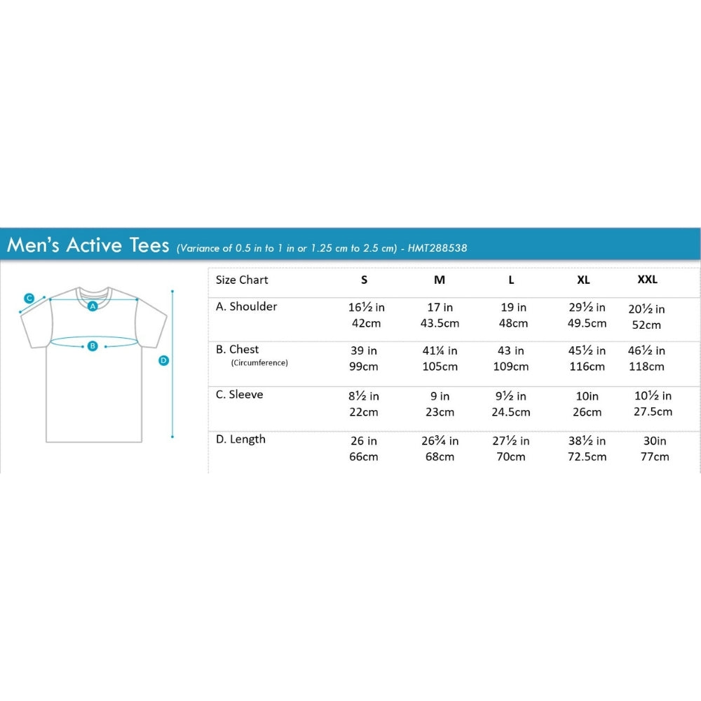 Men's Basic Round-Neck Active Tee | HMT288538