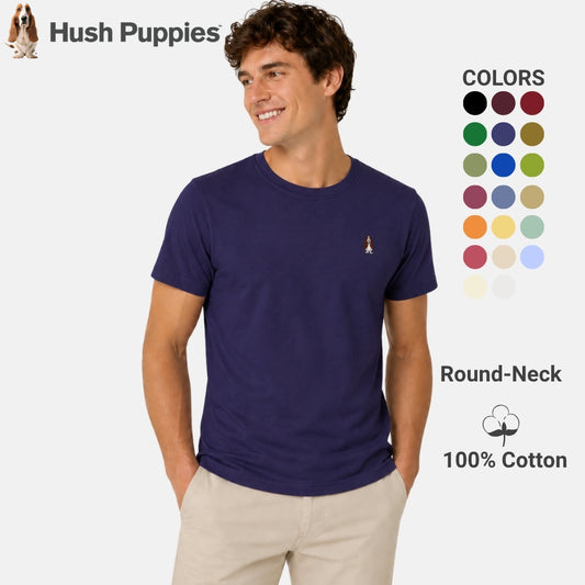 Men's Round-Neck Tee | 100% Cotton | HMT409416