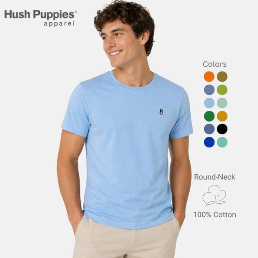 Men's Round-Neck Tee | 100% Cotton | HMT409416
