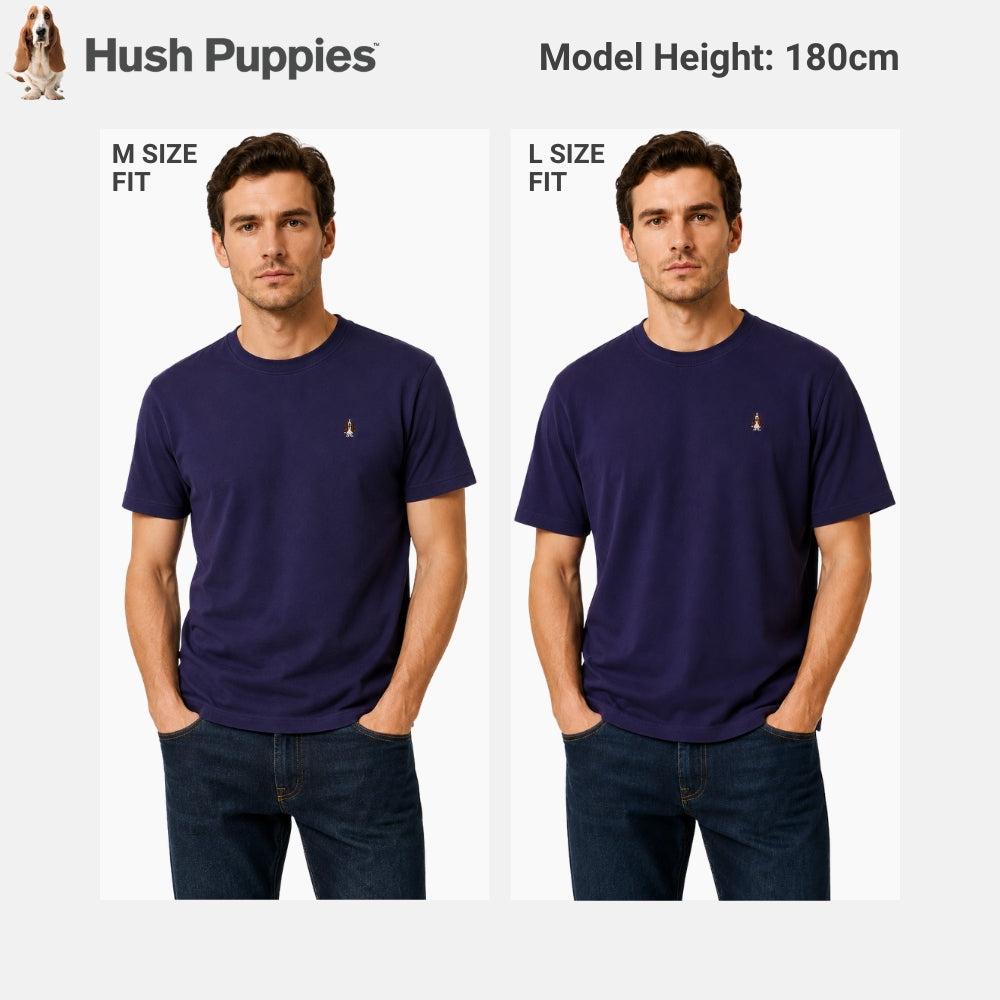 Men's Round-Neck Tee | 100% Cotton | HMT409416