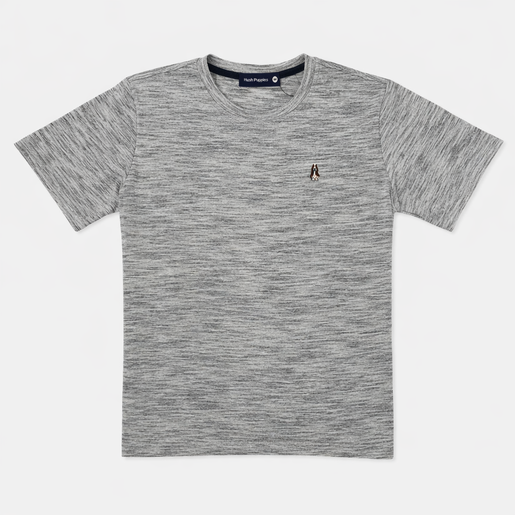 Men's Round-Neck Tee Melange | Cotton | HMT409418